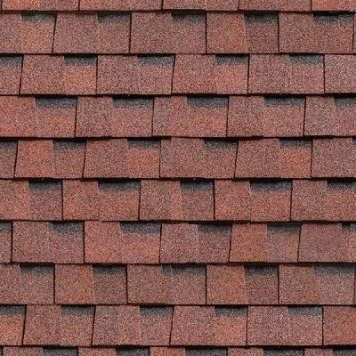Двухслойная ламинированная черепица Shinglas, Ранчо, Красный цвет купить в Новороссийске