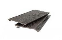 Фасадная доска POLIVAN GROUP 3D текстура дерева DENPASAR тёмно-коричневая