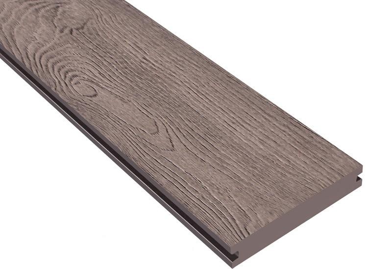 Террасная доска ДПК Outdoor 3D полнотелая NEVADA/CALIFORNIA BROWN коричневый микс. купить в Новороссийске