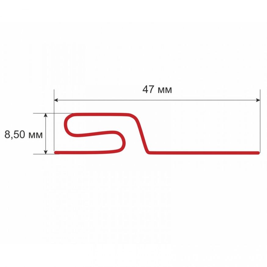 Белая стартовая панель для сайдинга купить в Новороссийске