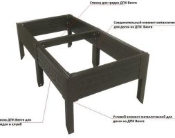 Стяжка для грядок ДПК Венге 200 см