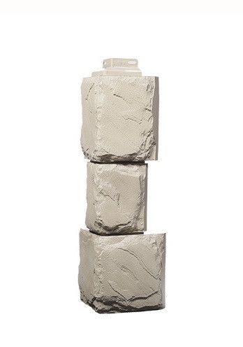 Угол Фасадного Сайдинга Серия «Крупный Камень» Песчаный купить в Новороссийске