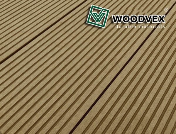 Террасная доска WOODVEX Select из ДПК цвета Кофе купить в Новороссийске
