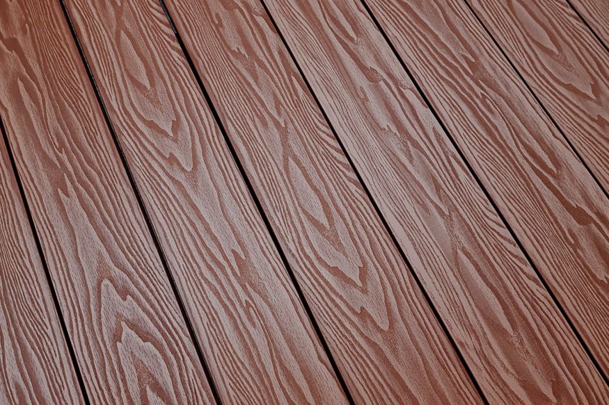 Террасная доска ДПК Terrapol Смарт 3D (полнотелая с пазом) Орех Милано купить в Новороссийске