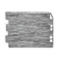 Фасадная панель Fineber, Скол 3D, Светло-серый цвет купить в Новороссийске