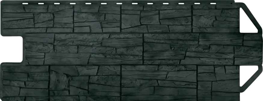 Фасадная панель Альта-Профиль Гранд Каньон ЭКО Графит купить в Новороссийске