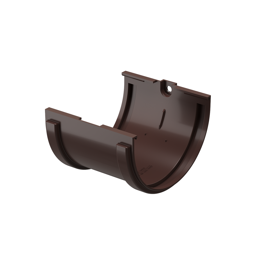 Соединитель для желобов Docke Standard, коричневый темный. купить в Новороссийске