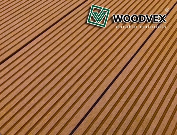 Террасная доска WOODVEX Select из ДПК в цвете Терракота купить в Новороссийске
