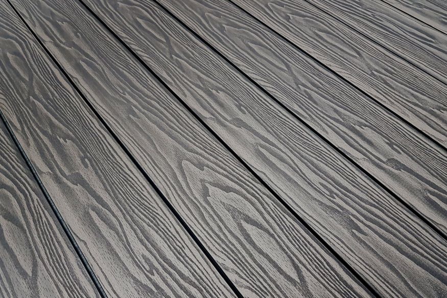 Террасная доска ДПК Terrapol Смарт 3D (полнотелая с пазом) Черное дерево купить в Новороссийске