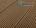 Террасная доска WOODVEX Select из ДПК темно-коричневого цвета купить в Новороссийске