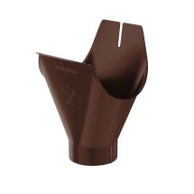 Воронка желоба Aquasystem, RAL 8017 Коричневый 150/100