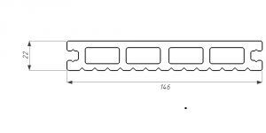 Террасная доска из ДПК WOODVEX Select в цвете Венге купить в Новороссийске