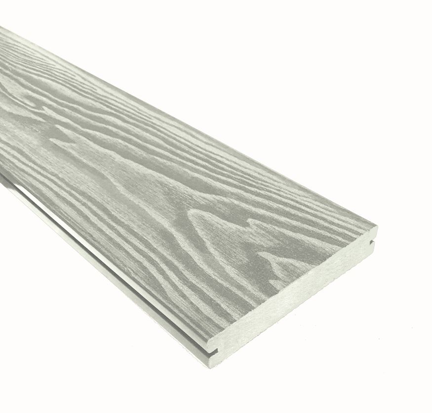 Террасная доска ДПК Terrapol Смарт 3D (полнотелая с пазом) Дуб беленый купить в Новороссийске