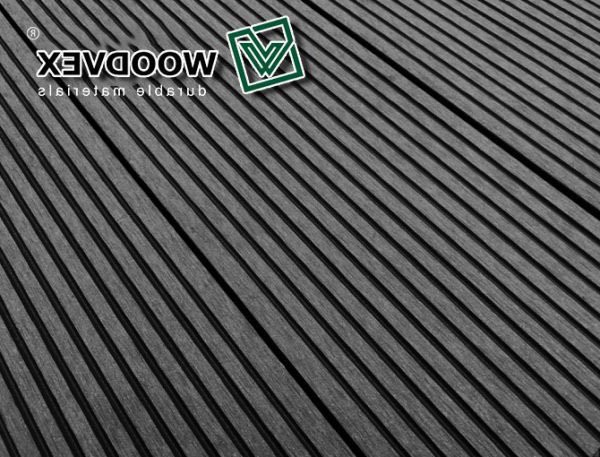 Террасная доска WOODVEX Select из ДПК в цвете Графит купить в Новороссийске
